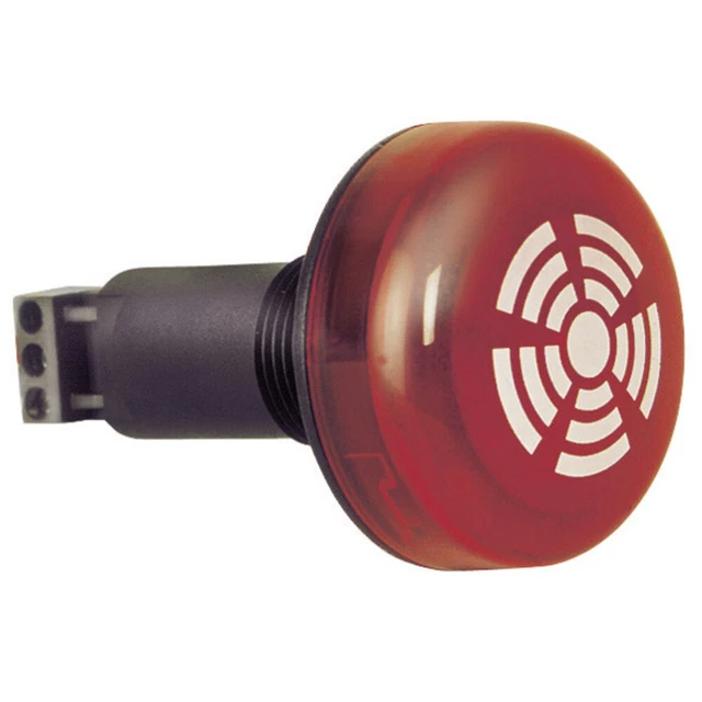 Werma Signaltechnik Kombi-Signalgeber LED 150.100.68 Rot Dauerlicht 230 V/AC ...