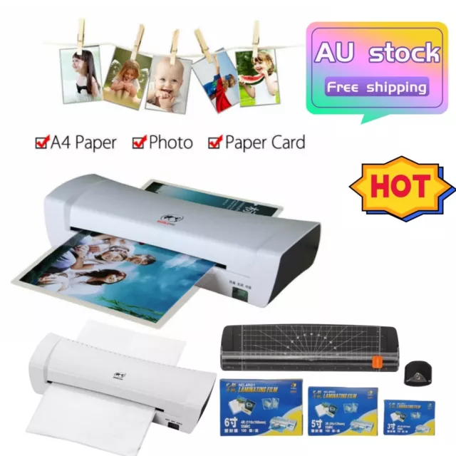 A4 Letter Size Laminating Machine with 15 Pouches Special for Small Desktop