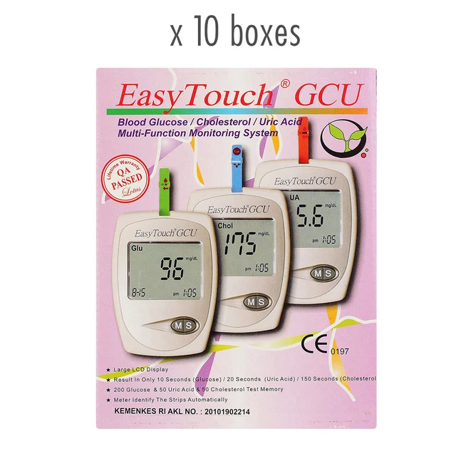 [Easytouch] 10 Cajas De Colesterol En Sangre Gcu...