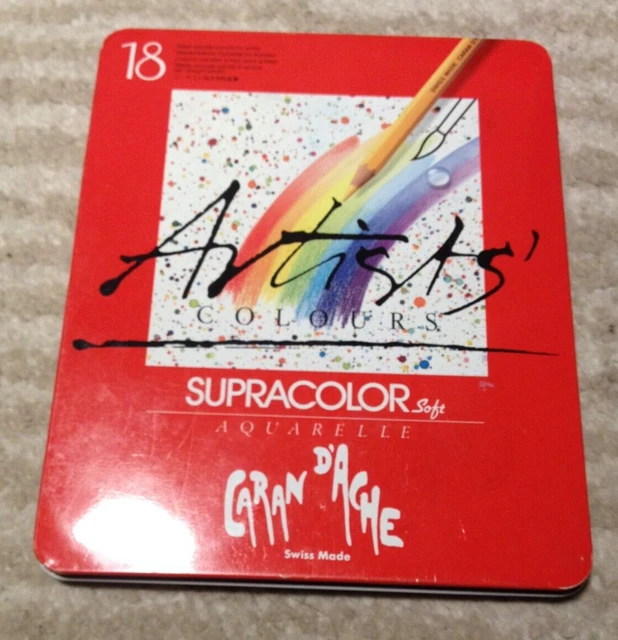 Matite Acquerello Caran D'Ache Supracolor Soft - Set Da 40 Colori, Morbide E Idrosolubili - Foto 3