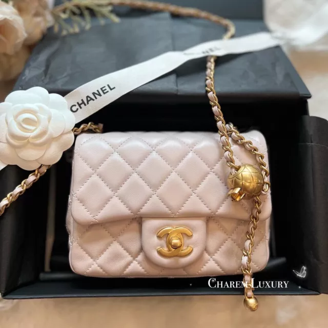 Chanel Pearl Crush Camera Bag in 22S Purple Lambskin AGHW