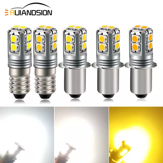 Ruiandsion E10 5050 LED Vis à mailles Ampoule de lampe de poche 3V