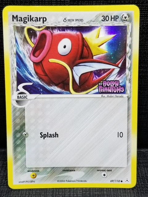 Magikarp 69/110 (Delta Species) EX Holon Phantoms Reverse Holo Stamped LP/NM