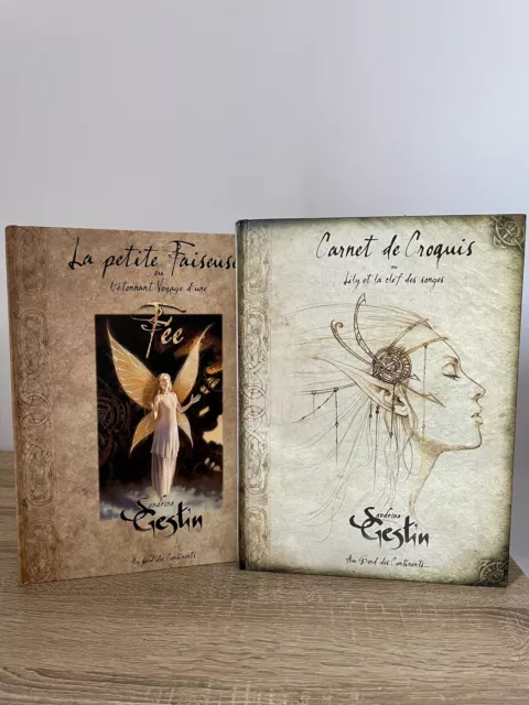 Lot De 2 Livres De Sandrine Gestin : Carnet De Croquis - La Petite Faiseuse