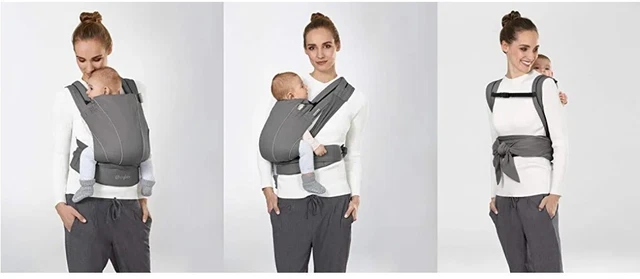  Portabebés Cybex Maira con corbata saludable para cadera - azul mezclilla