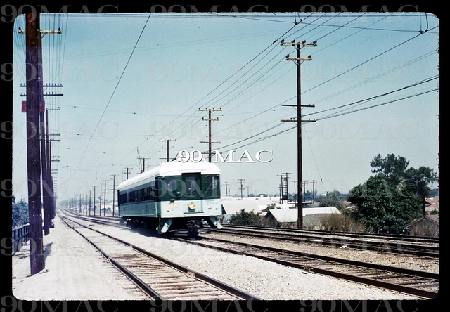 LAMTA BLIMP CAR #1543. Los Angeles (CA). Original Slide 1960.