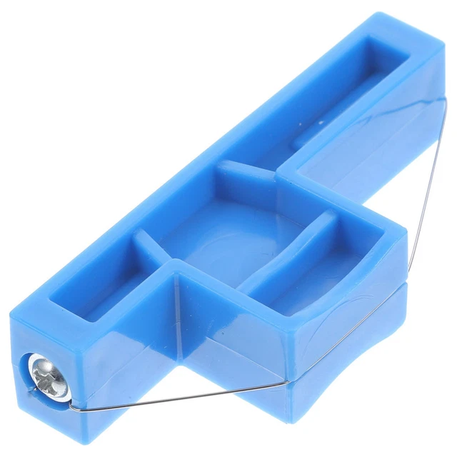 Outil De Coupe D'argile à Angle Variable - Fil D'acier Flexible 11cm - Pour Poterie, Sculpture Céramique - Bleu