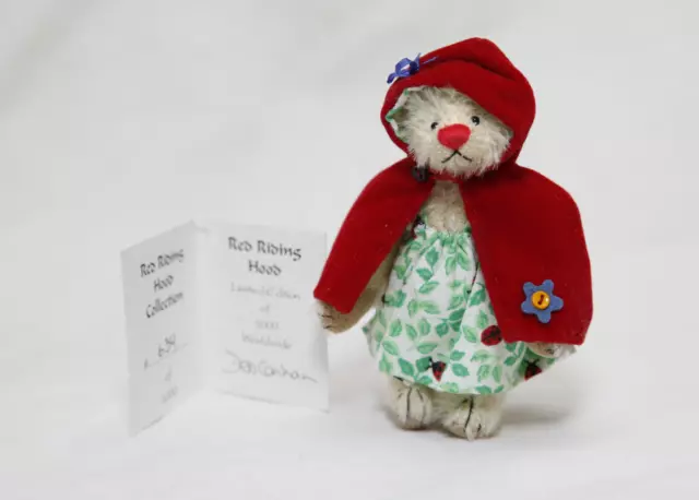 Deb Canham Artist Design Little Red Riding Hood Miniature Bear LE 634 of 1,000