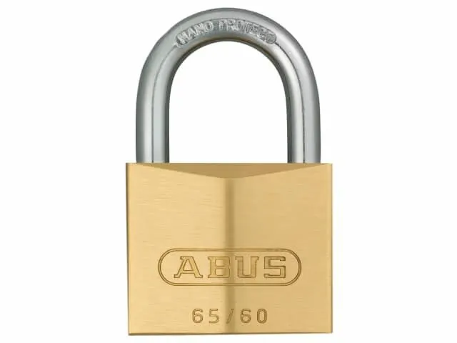 ABUS Mechanical - Cadenas en laiton cardé de 65 / 60mm