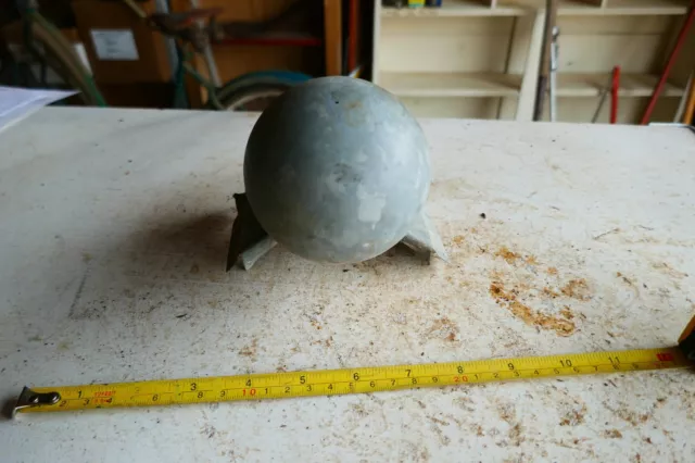Vintage Galvanized Metal Barn Roof Ridge Cap Finial 3 1/4" Size Lot 23-25-A