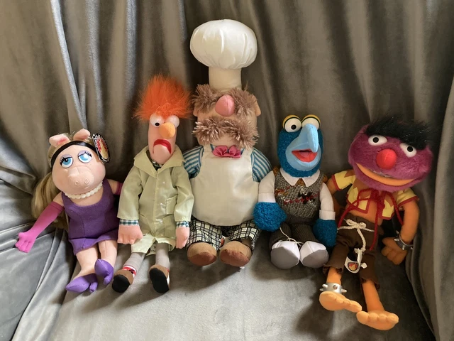Disney Muppet Plush Dolls Miss Piggy Beaker Sweedish Chef Gonzo Animal New w Tag