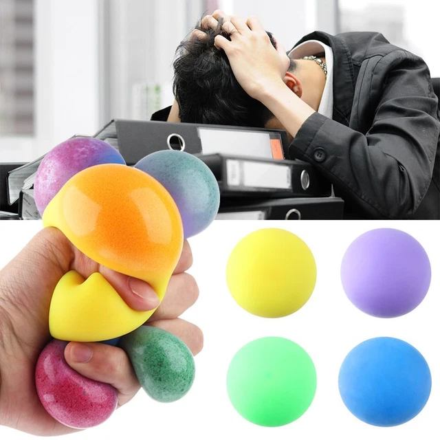di Stress giocattolo fidget schiuma morbida cambiare colore TPR Squeeze Balls