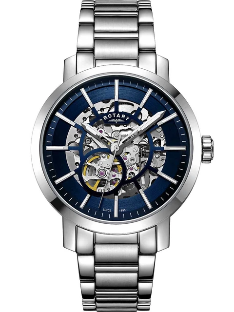 Rotary GB06350/05 Greenwich Automatico Orologio Uomo 42mm 5ATM