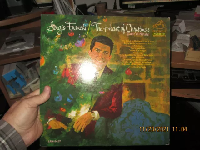 Sergio Franchi "The Heart Of Christmas" 1965 Collector LP