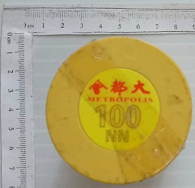 AOP China Gambling Ship Metropolis $100 vintage casino chips x 20