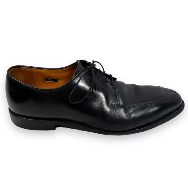 Allen Edmonds Mens Delray Oxford Derby Shoes Black Leather Split Toe 11.5 D