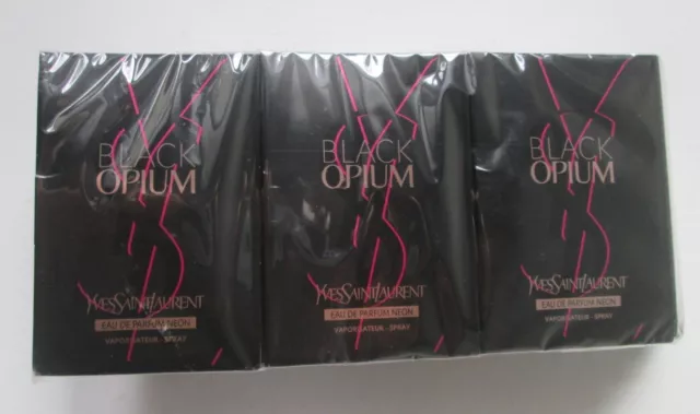 YSL BLACK OPIUM NEON - EDP - LOT SCELLE 12 x 1.2ML ECHANTILLONS (MINI SPRAYS)