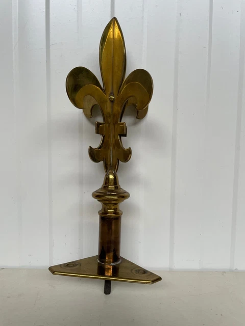 Exceptional Bronze/Brass Gothic Revival Church Altar Finial nr1 3