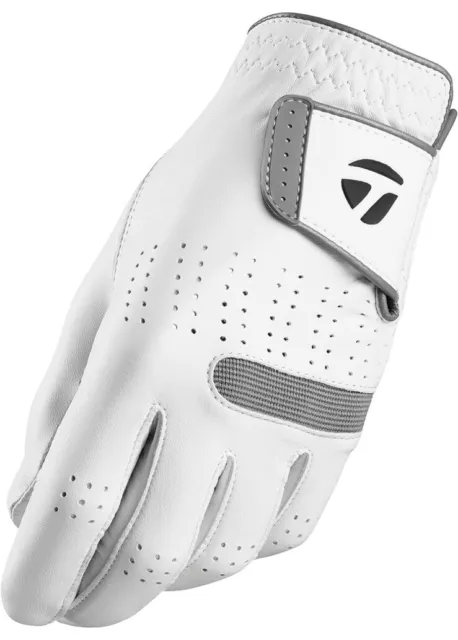 Taylormade TP Flex Men’s Left Hand Size L Golf Glove White Leather Large