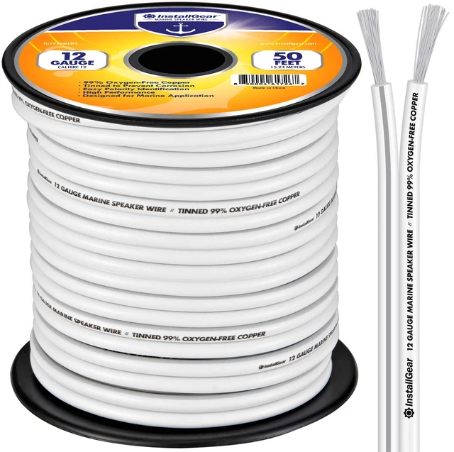 Speaker Wire Tinned OFC Heavy Duty Boat Marine Cable Oxygen Free Copper Wiring