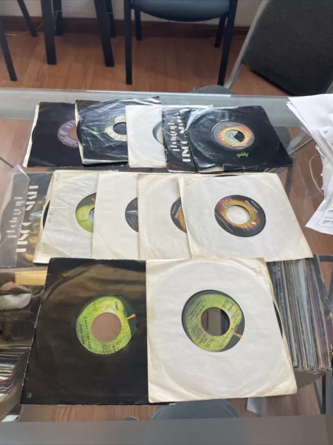 lot of 12 ringo starr records 45 7” vinyl collection sell off beatles Comb shipn
