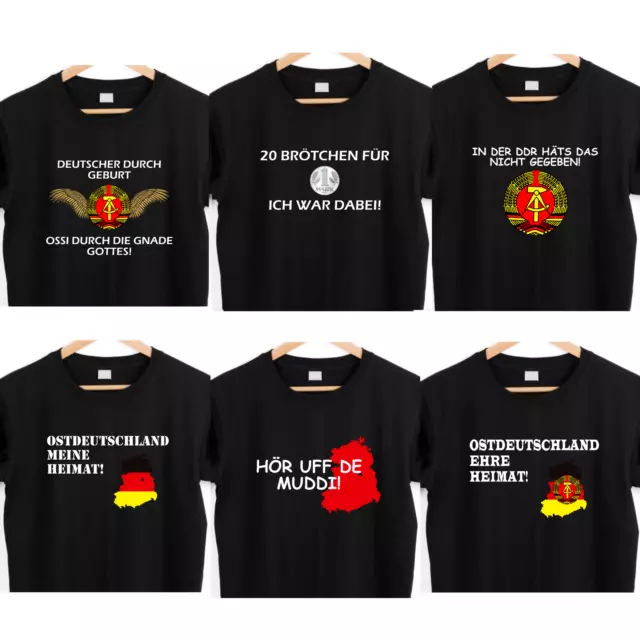 T-Shirt DDR Osten Ostdeutschland Ossi Funshirt Heimat