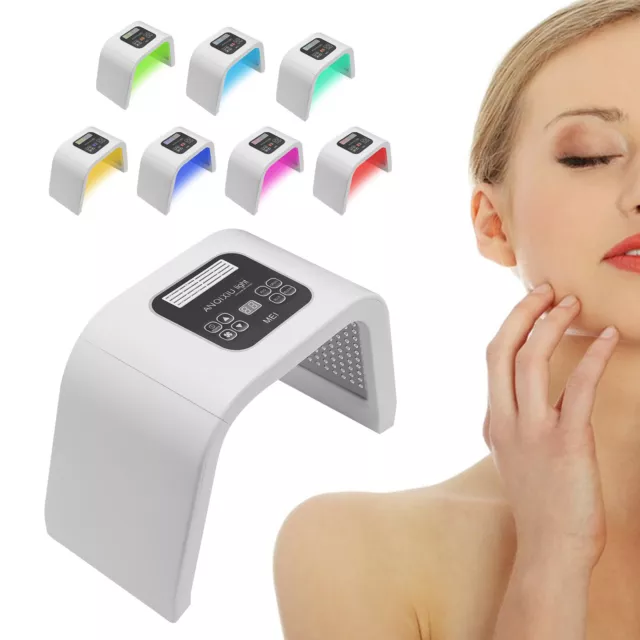 7-Color Photon LED Light Therapy PDT Machine Facial Skin Rejuvenation AU Plug 1*