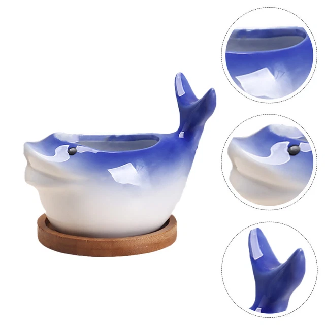 Mini Jardinière Succulente Pot De Fleur Baleine À Bec Pots Pour Plantes Océan
