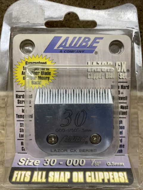 🔥Laube 30 Lazor CX 50130 Blade FITS ALL SNAP ON CLIPPERS!🔥