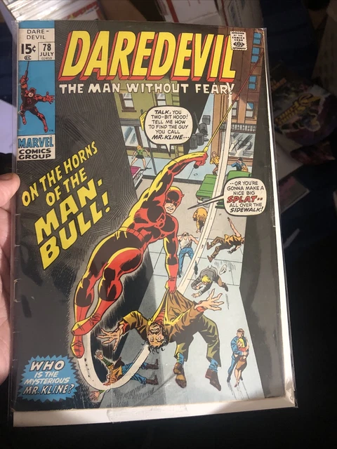 Daredevil #78 1St Man-Bull! Bronze Age Marvel Comics 1971! Nice!