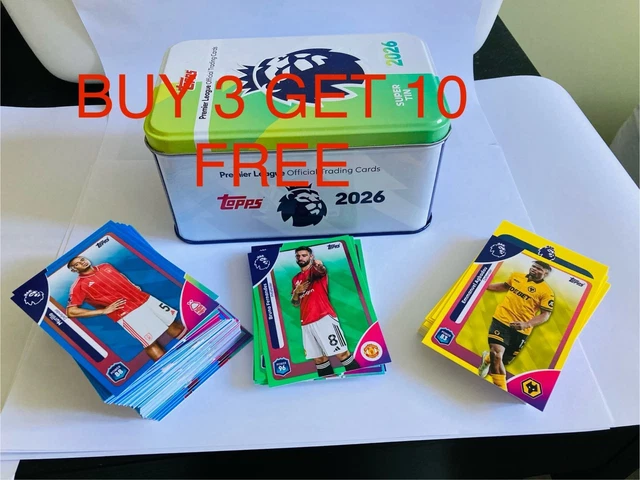 2025/26 Topps Premier League Yellow Parallel Pick – Cards 181-360 (Buy 3 Get 10 Free)