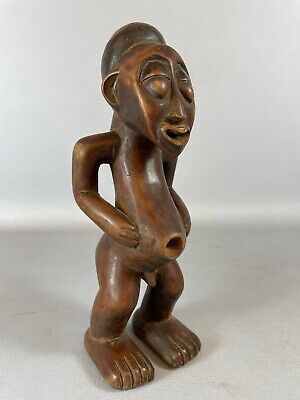 220607 - ANTIQUE Tribal used African Songye statue - Congo.