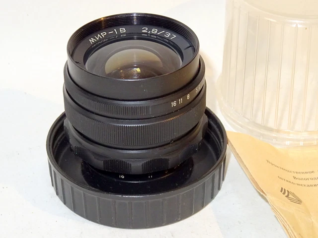 Weitwinkel Objektiv lens Arsenal MIR -1B 2,8/37 SLR-Kamera M42 mount near mint