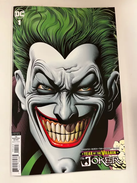 Dc: Year Of The Villain: Joker #1: Brian Bolland Variant Cover