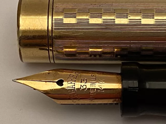 Sheaffer early Flat Top Self Filler ? #3 fountain pen, 14ct gold nib, 1923 2
