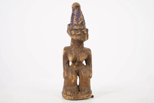 Small Weathered Yoruba Statue 11" - Nigeria - African Art