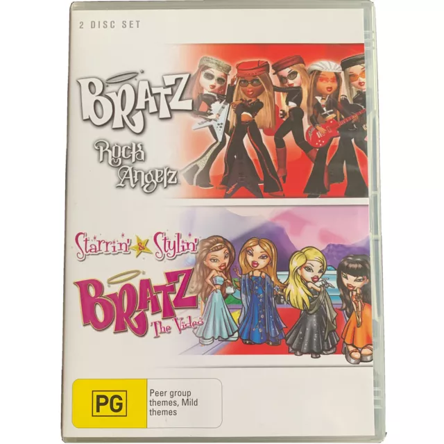 BRATZ 2 DISC DVD Set Rock Angelz And Starrin Stylin The Video