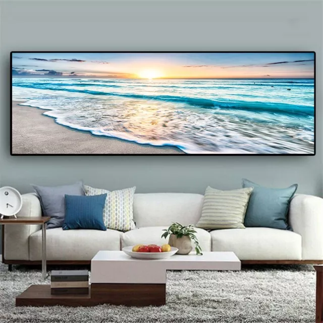 Sea Beach Landscape Posters Prints Canvas Painting Canvas Wall Art Wall Pictures