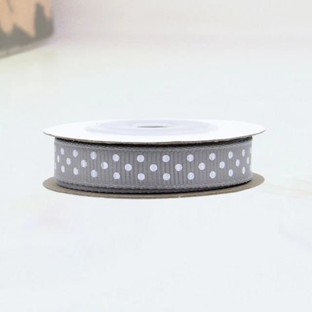 5 Rolls Party Decoration Craft Dotted Ribbon Gift Ribbons Fabric Baby Bow Tie