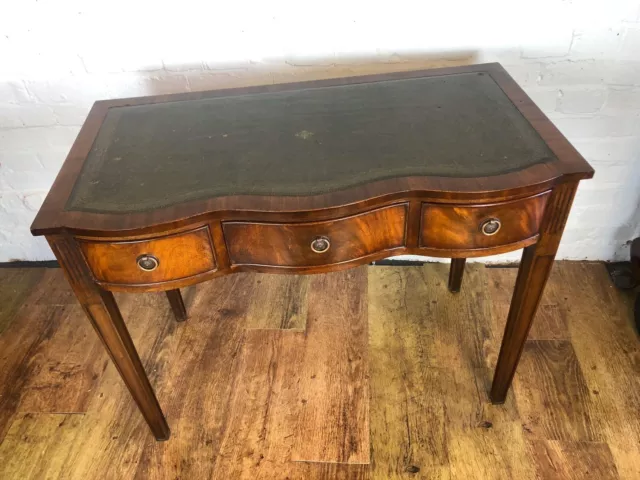 Bevan Funnell Reprodux Writing Desk Leather Top