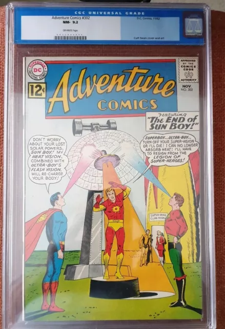 Adventure Comics #302 1962 (Cgc 9.2) (3Rd Legion In Own Series And 2Nd Highest)