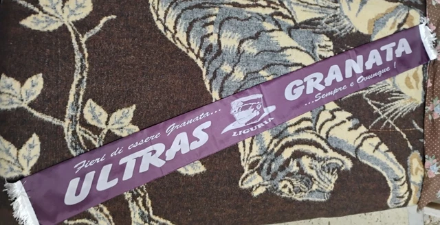 Écharpe Vintage Torino Granata - Supporters Ultras - Fabriquée En Italie