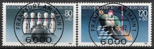BUND Nr.1238/39 Sporthilfe 1985 Vollstempel ffm