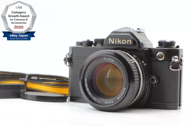 **MINT LENS w/ Strap** Nikon FM 35mm Film Camera + Ai Nikkor 50mm f/1.4 From JPN