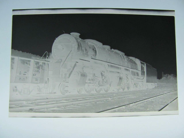 Delaware & Hudson Railroad Locomotive #1501 Photo Negative In Freight Service