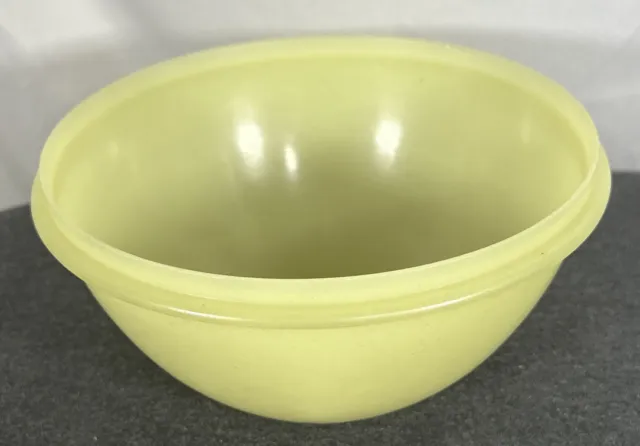 Vintage Tupperware 235-3 Clear Yellow Wonderlier Bowl - NO Lid