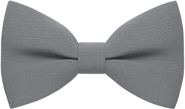 Linen Classic Pre-Tied Bow Tie Formal Solid Tuxedo, by Bow Tie House