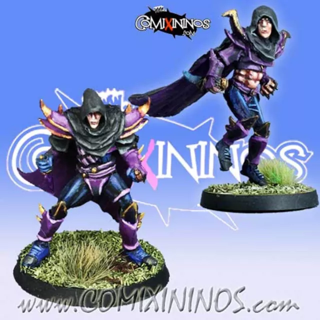 Fantasy Football - Dark Elf SET of 2 ASSASSINS for Blood Bowl - Meiko Miniatures