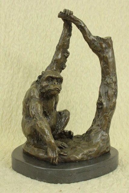 Hängende Affen-Statue Aus Kunstharz – Garten-Deko Für Drinnen & Draußen, Ca. 9x19 Cm