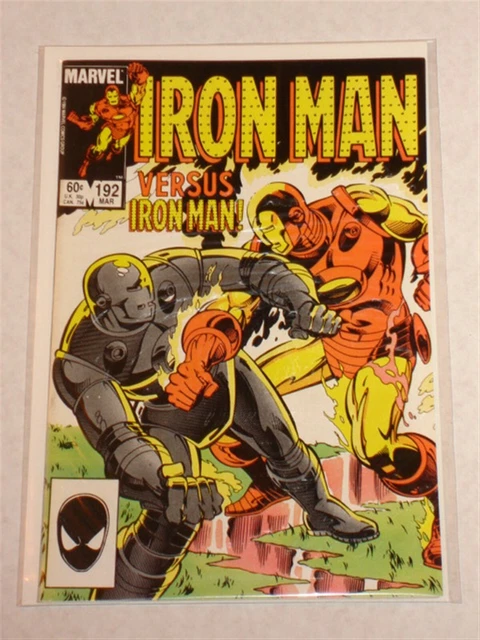 Ironman #192 Vol1 Marvel Ironman Vs Original Ironman March 1985